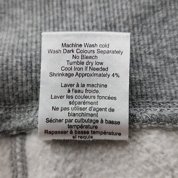 TNA Women's Hoodie Heathered Grey Fleece Lined Front Zip Pockets Size Small - Picture 10 of 12